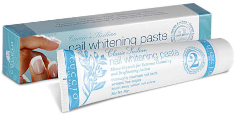 Cuccio, pasta para clareamento de unhas amareladas