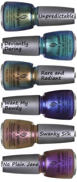 China Glaze - Bohemian Luster Chrome Collection 2012