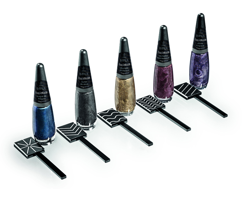 Ilusionista_Conjunto com 5 esmaltes e imas