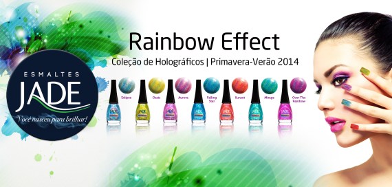 Coleção de Holográficos JADE Rainbow Effect Primavera Verão 2014