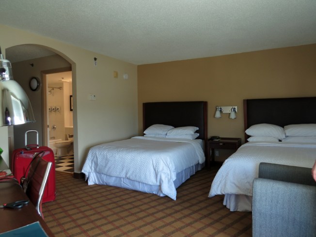 Nossa "suíte presidencial", no Four Points Sheraton