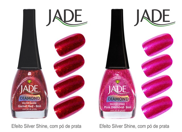 Esmalte JADE Diamond 5820 Garnet Red RGB amostra de cor