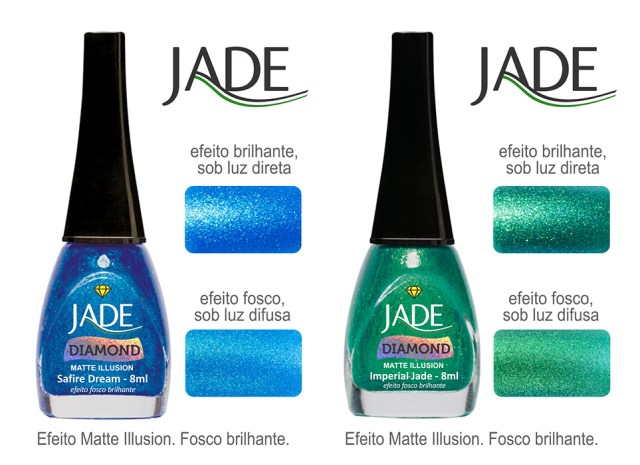 Esmalte JADE Diamond 5827 Safire Dream RGB amostra de cor