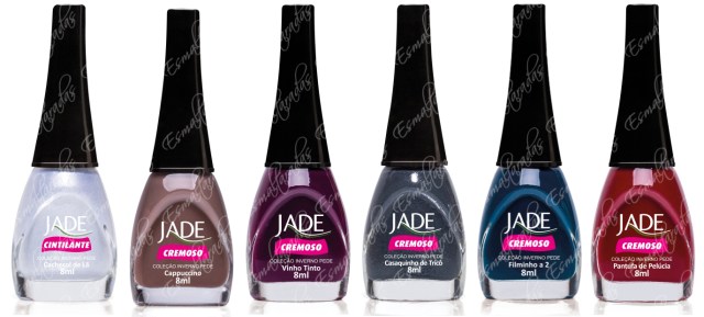 Esmalte Jade Cintilante 5406 Cachecol de Lã Coleção Inverno Pede