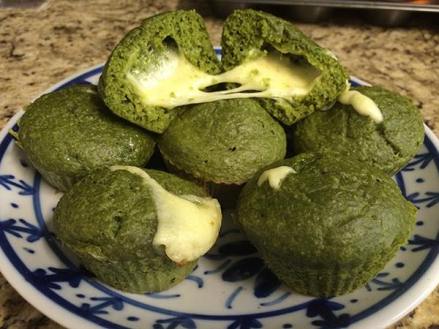 Muffin espinafre